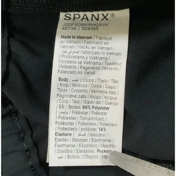 Spanx Casual Friday Cargo Pants Women's Size 3X Plus Size Black New with Tags